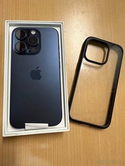 Prodám iPhone 15 PRO - Blue Titanium, 256GB