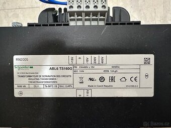 Schneider ABL6TS16G Iz.tran.prim.230a400V sek.115V 160VA