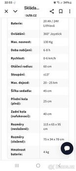 Prodám invalidní vozík