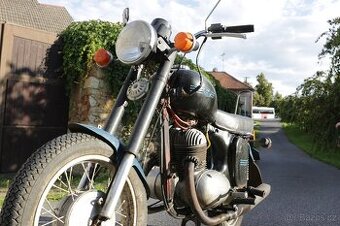 Jawa 350/354 rok 1957 s doklady z pořadu Otty & Matty