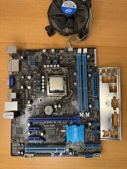 ASUS P8B75-M LX + Intel Core i5-3470 (LGA 1155, mATX)