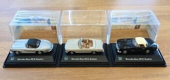 Modely aut 1:72 Cararama Mercedes Benz, Volkswagen