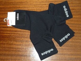 Nové-ADIDAS-3x Kotníčkové ponožky 35/38