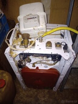 Plynový kotel s hodinami