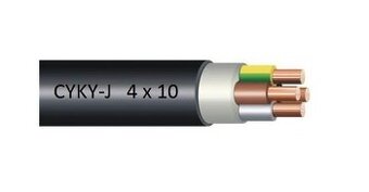 CYKY-J 4X10 kabel nový
