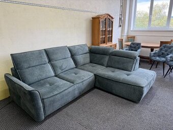 Sedací souprava rohová - el. rozkládací -NEPOUŽITÉ