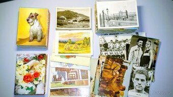 Cca 600 kusů pohlednic