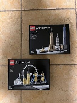 LEGO Architecture New York + Londyn