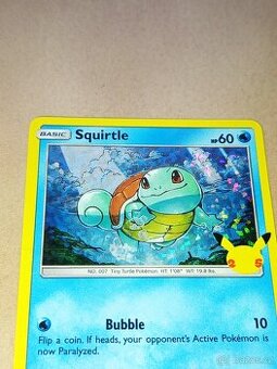 Karta Pokémon Squirtle 2021 n2.