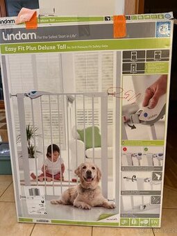 Dětská zábrana Easy Fit Plus Deluxe TALL Lindam