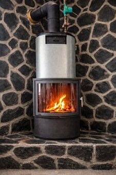 KOBOK 15KW krbová kamna s teplovodním výměníkem