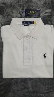 Ralph Lauren polo tričko - bílé