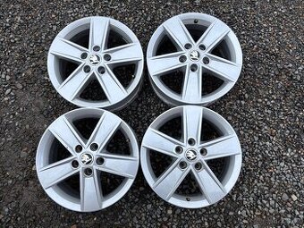 Alu original sada disku Škoda 5x100 7J ET46 R16