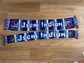 2 ks hokejová šála Indiáni Škodovka Plzeň
