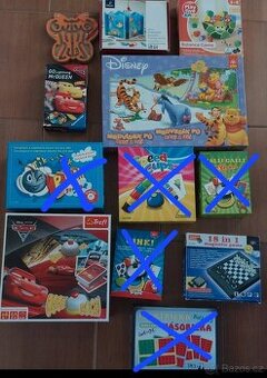 Hry, stavebnice, domino, počítání, Pokémon