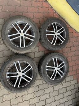 Sada alu kol Dezent 5x112, pneu zimní 205/60/16