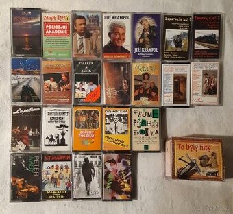 MC audio kazety - česká hudba a mluv. slovo //SLEVA//