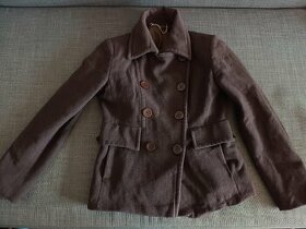 Dámský vlněný kabát, vel. 38 (M) - 1