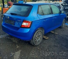 nd ze škoda fabia 3 999TSI 70kW, modrá metalíza