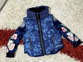 Luxusní bunda/ vesta 2v1 Desigual 4-6let 110/116