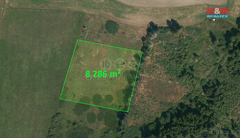 Prodej louky, 8286 m², Komárov