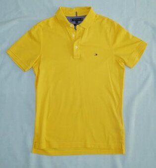 Žluté polo tričko s límečkem, vel. M, zn. Tommy Hilfiger - 1