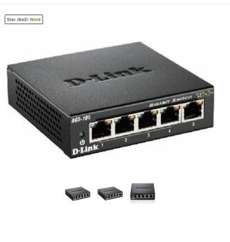 Kovový D-link DGS-105 SLEVA 50%