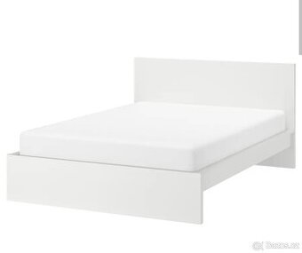 Postel Ikea Malm 160x200cm+ rošt+matrace