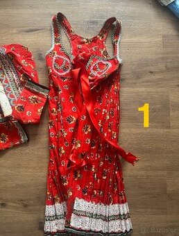 Chodský kroj-šaty s jupkou - 1
