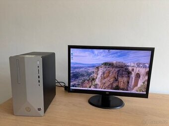 AMD Ryzen 5 2600, 8GB RAM, SSD 256 GB + HDD 1TB, WIN 10