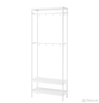 IKEA MACKAPÄR - šatní stojan, věšák, bílý