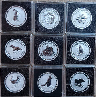 Lunární série I. - 9x1/2oz (kompletní edice 1/2oz mincí) - 1