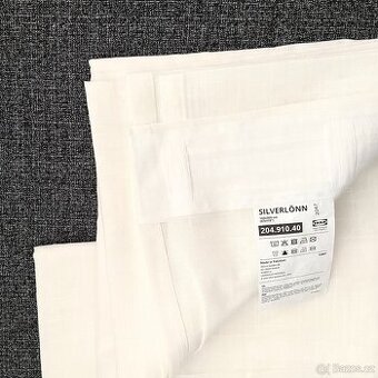 Bílé závěsy IKEA (2ks) vel. 145x300 cm. Nové - 1