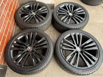 Nové Alu 19" 5x112, " SIRIUS BLACK ", letní SUP3
