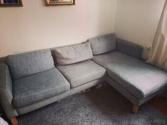 Starší sedačka z IKEA šedá specha