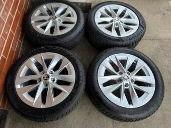 Alu 17" 5x112 , škoda " ROTARE " zimní 92% O4 ,TOP