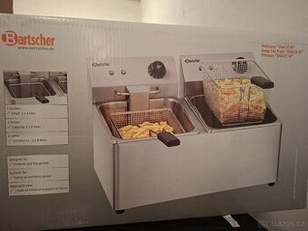 Dvojita friteza Bartscher - nový fritovací hrnec 2x8 l
