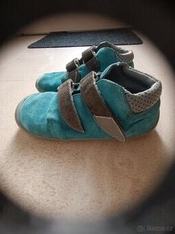 Celoroční vyšší kotníkové boty Beda Barefoot vel.34