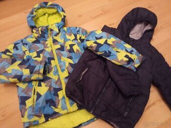 Zimní bundy na kluka 134)140