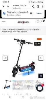 Elektrokolobezka ARWIBON Q30 pro