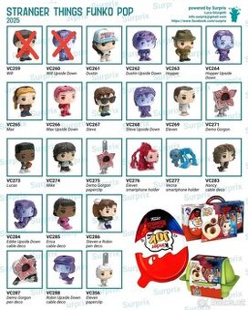 Figurky Kinder Joy Stranger Things Funko