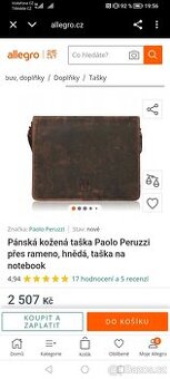 Nová Kožená taška