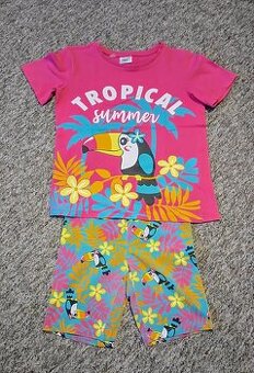 Letní souprava, tričko a kraťasy vel. 140/146