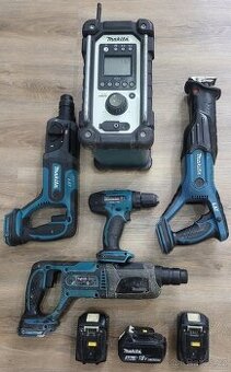 MAKITA set aku nářadí + baterie , různé ceny za 1 kus