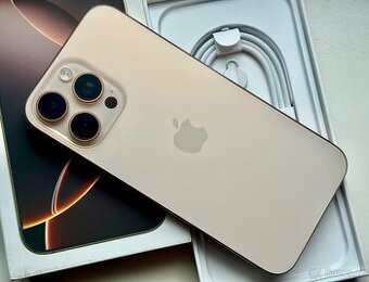 iPhone 16 Pro Desert Titanium BATERIE 100% TOP