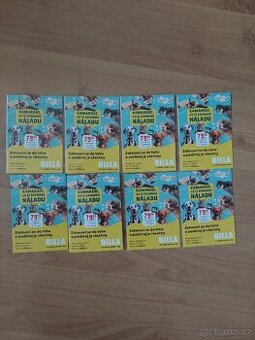 Plysaci Billa Pacicky znamky,body,nalepky cele karty