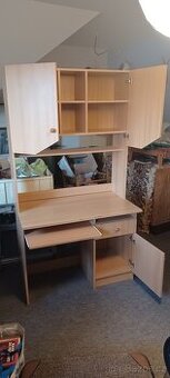 Psací stůl + skříň