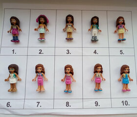 Lego Friends figurky-holčičky C (nové, nehrané)