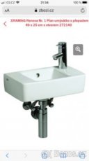 Umývátko s přepadem 40 x 25 cm