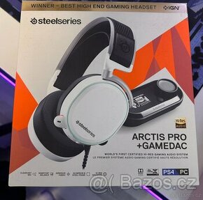 Herní sluchátka SteelSeries arctis pro + GAMEDAC